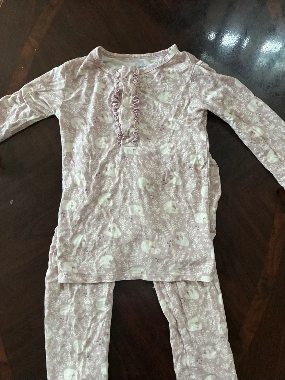 Magnetic Me Pink Elephant Print Pajama Set